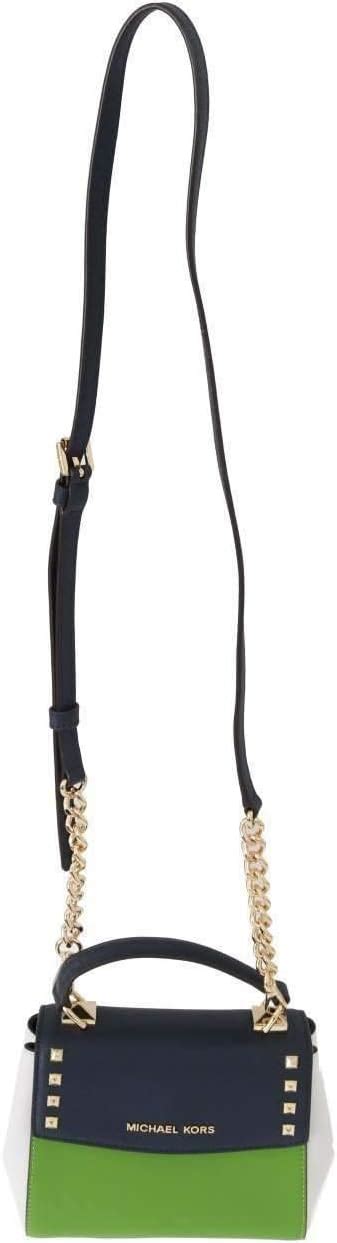 Michael Kors Karla Studded Mini Convertible Crossbody Navy 